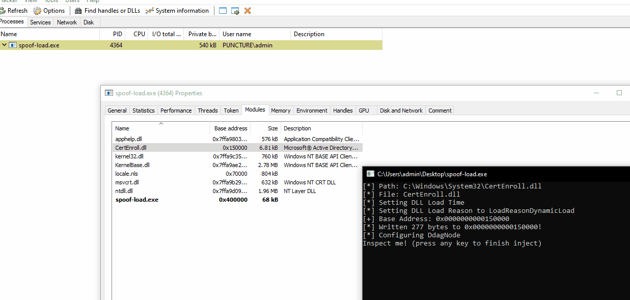 DLL Load Spoofing